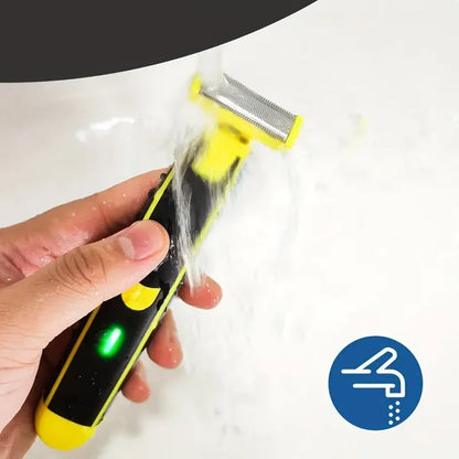 Hybrid Electric Shaver Beard Trimmer Wet Dry Body Groomer USB C Rechargeable
