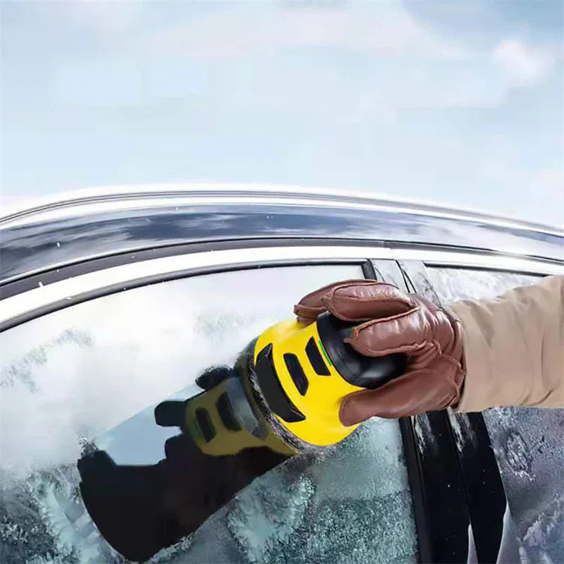 Ice Scraper Compact Double Blade Windshield Ice Remover for Winter Driving