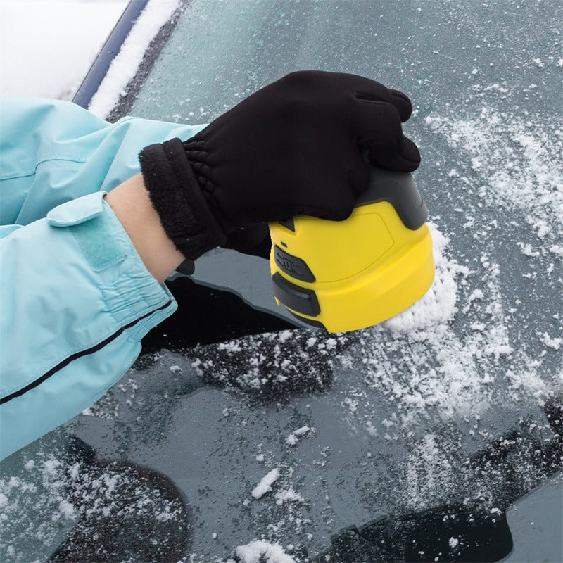Ice Scraper Compact Double Blade Windshield Ice Remover for Winter Driving