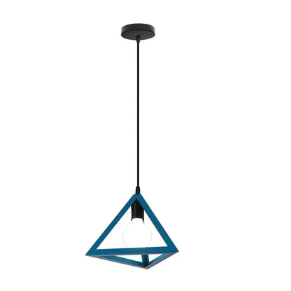 Industrial Triangle Pendant Light Minimalist Hanging Ceiling Lamp