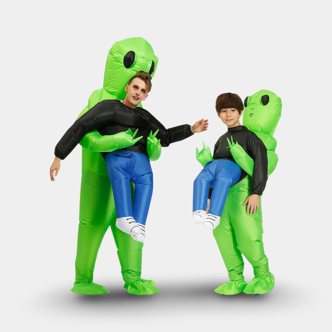 Inflatable Alien Halloween Costume Full Body Party Dress Up Outfit
