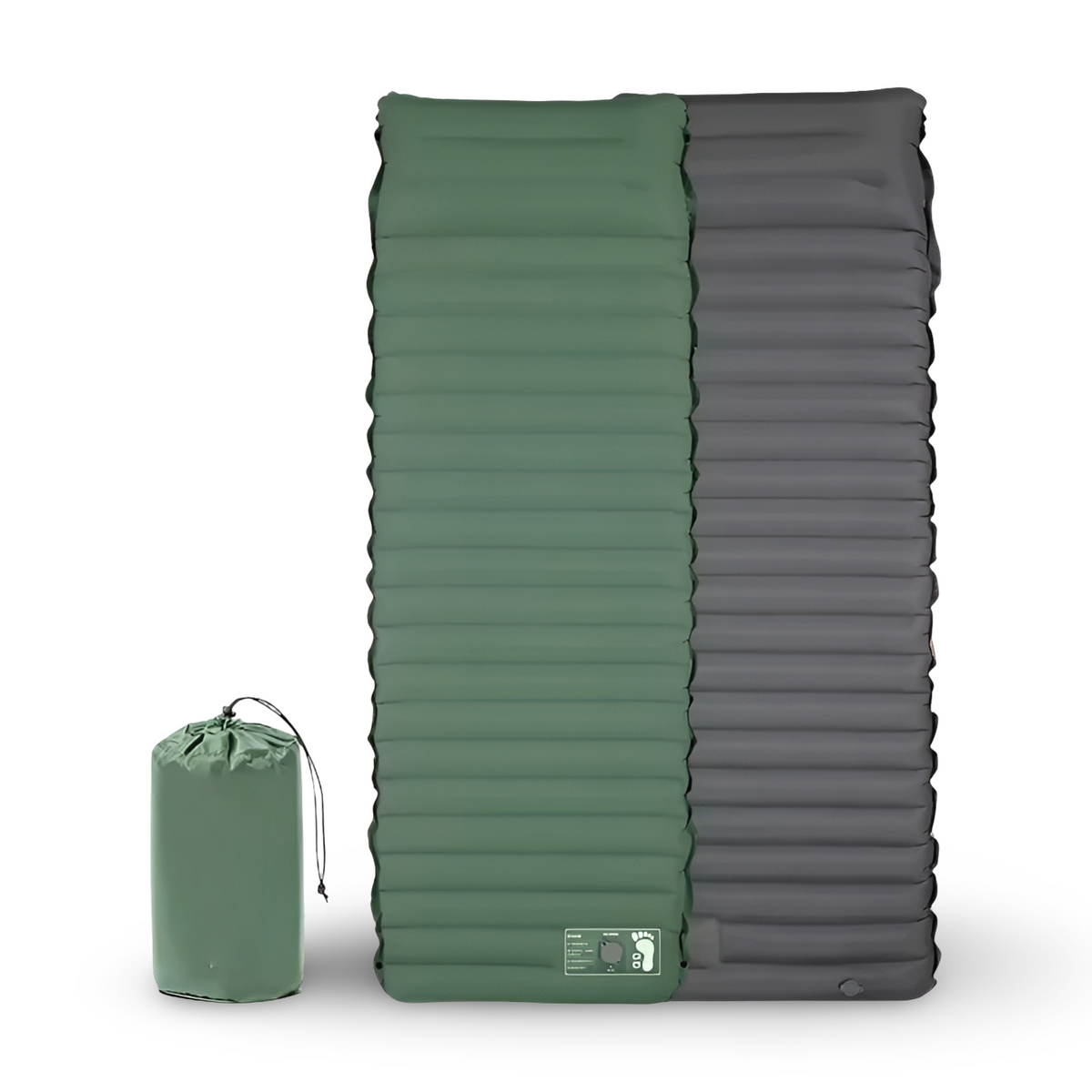 Inflatable Camping Sleeping Pad with Built-In Pump
