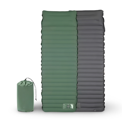 Inflatable Camping Sleeping Pad with Built-In Pump