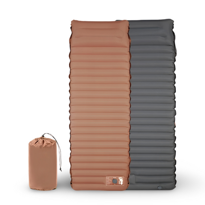 Inflatable Camping Sleeping Pad with Built-In Pump