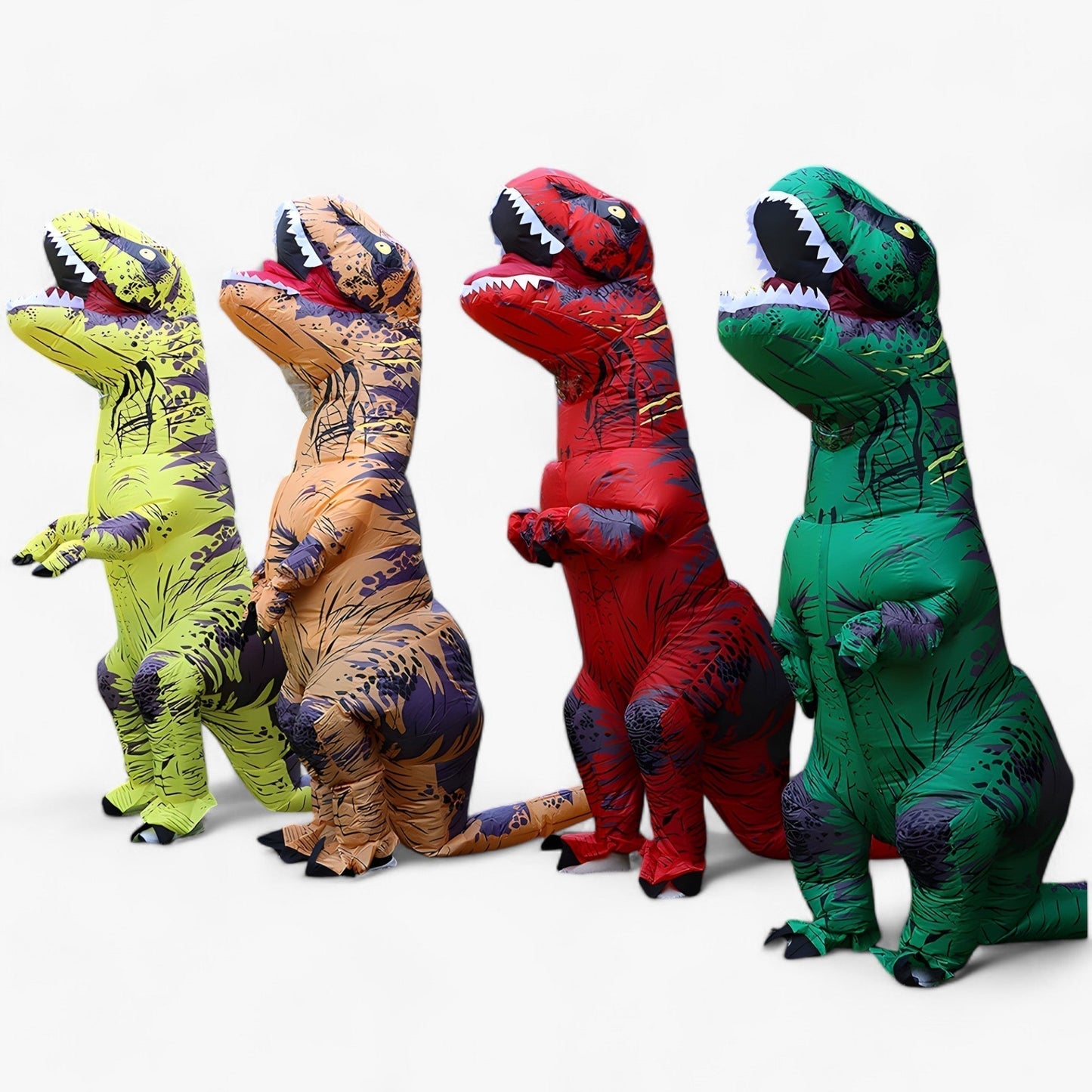 Inflatable T Rex Costume with Built In Fan Dinosaur Costume for Halloween Parties