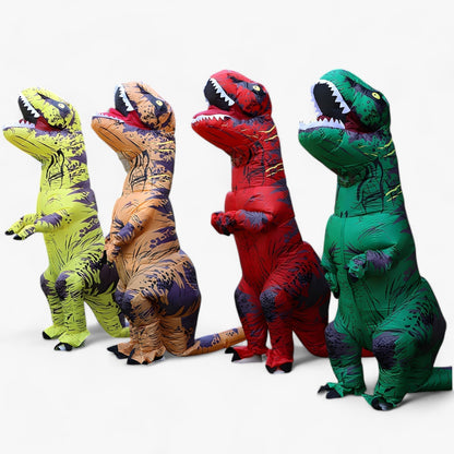 Inflatable T Rex Costume with Built In Fan Dinosaur Costume for Halloween Parties