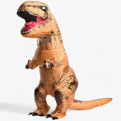 Inflatable T Rex Costume with Built In Fan Dinosaur Costume for Halloween Parties