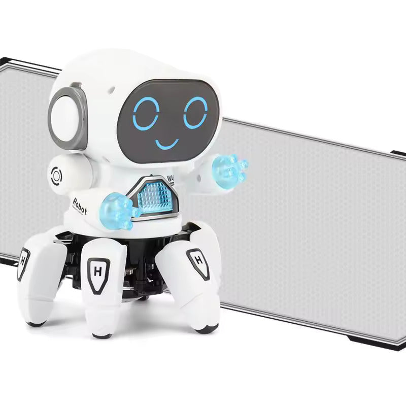 Interactive Dancing Robot Toy with LED Lights Singing Robot Toy with Remote Control for Kids