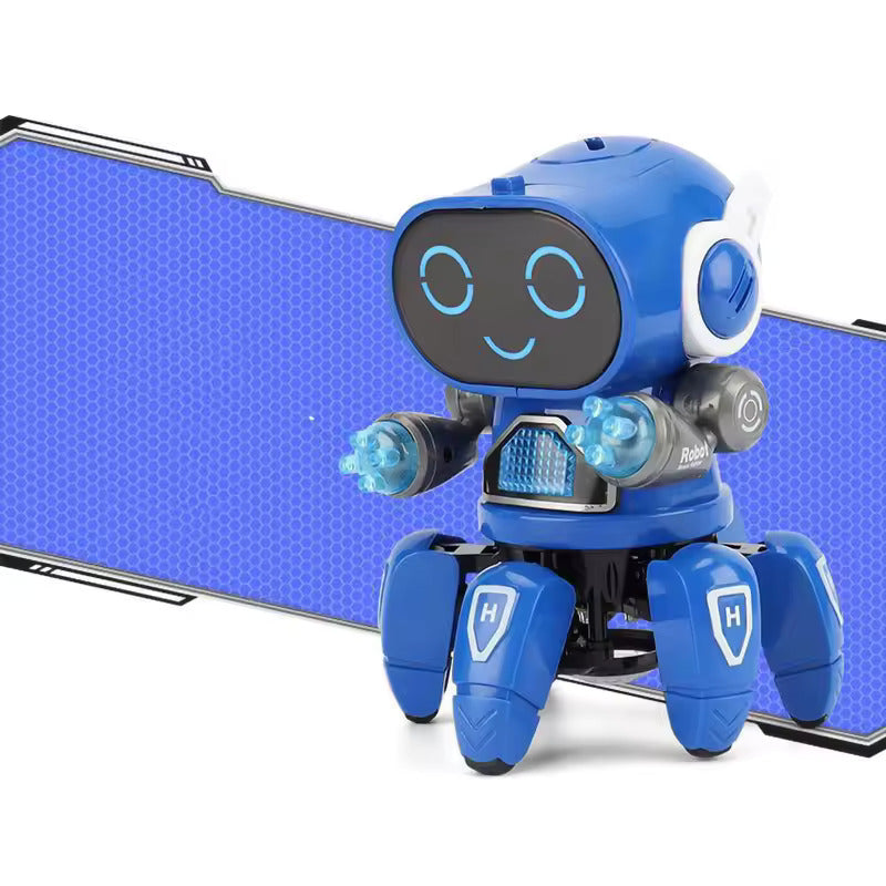 Interactive Dancing Robot Toy with LED Lights Singing Robot Toy with Remote Control for Kids