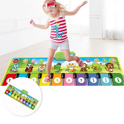 Interactive Kids Piano Floor Mat Musical Play Mat Educational Dance Keyboard Toy