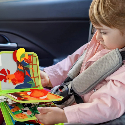 Interactive Montessori Farm Book for Toddlers