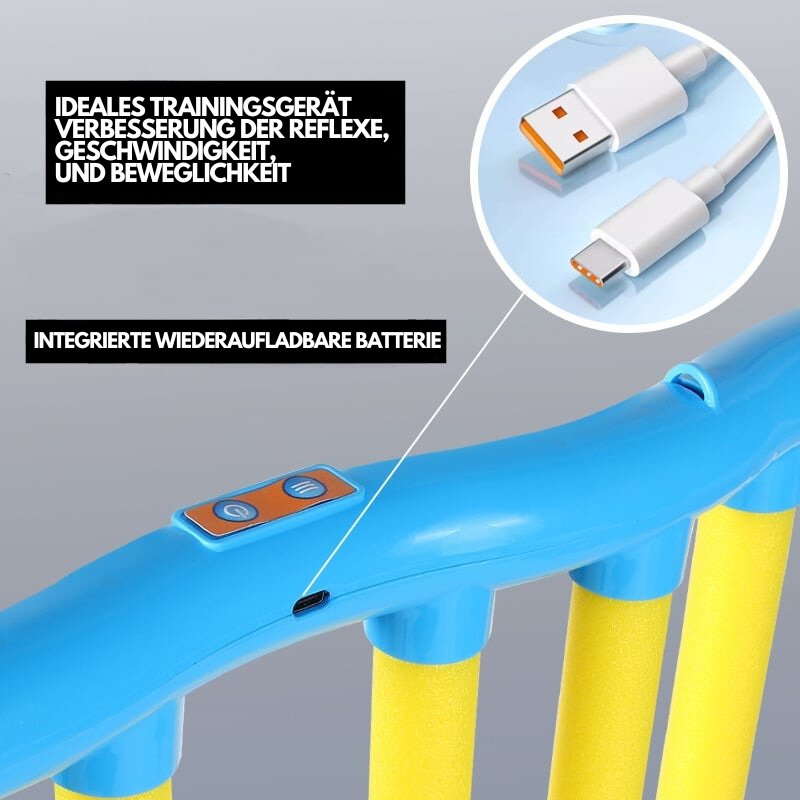 Interactive Reflex Catch Game with Falling Sticks Adjustable Speed Reaction Training Game