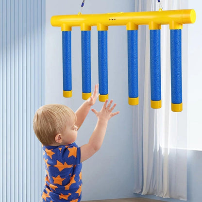 Interactive Reflex Catch Game with Falling Sticks Adjustable Speed Reaction Training Game