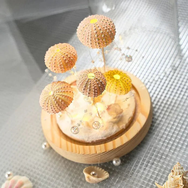 Jellyfish Shaped LED Night Light Decorative Ocean Lamp DIY Ambient Bedroom Table Light