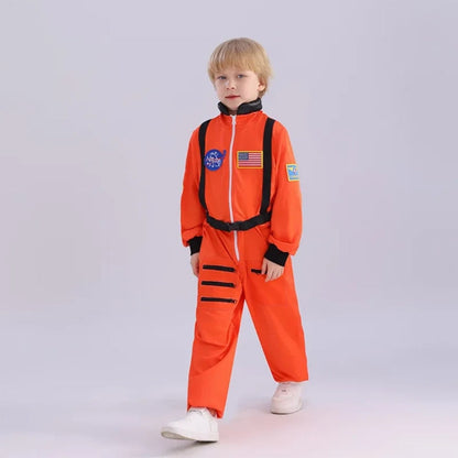 Astronautdragt som halloweenkostume til børn, rumfarer-udklædning