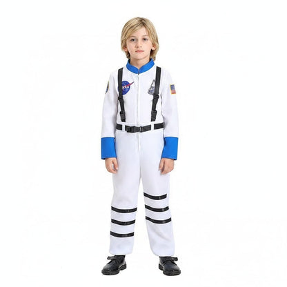 Astronautdragt som halloweenkostume til børn, rumfarer-udklædning