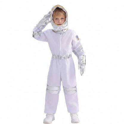Astronautdragt som halloweenkostume til børn, rumfarer-udklædning