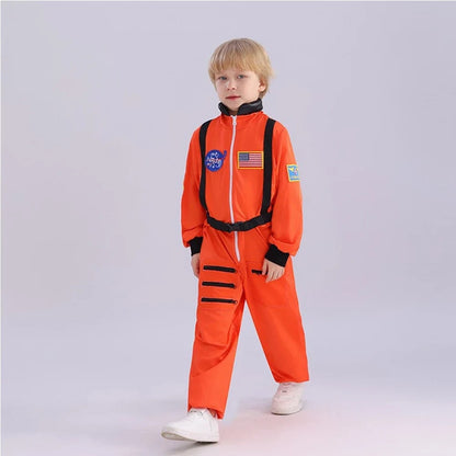 Costume di Halloween da astronauta per bambini, tuta da esploratore dello spazio