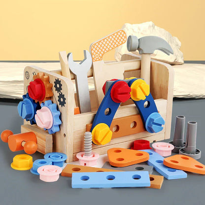 Kids Construction Tool Set Educational Building Toy Kit for Creative Play