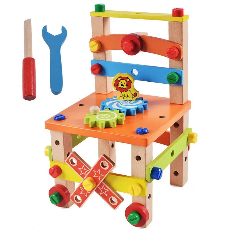 Kids Construction Tool Set Educational Building Toy Kit for Creative Play