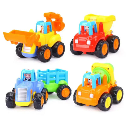 Kids Construction Vehicle Toy Set Build and Play Engineering Trucks for Creative Learning