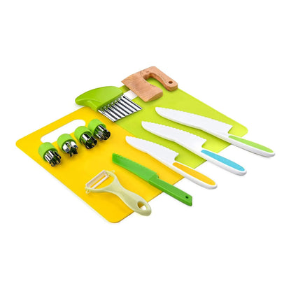 Kids Cooking Knife Set Toddler Kitchen Utensils Food Prep Tools