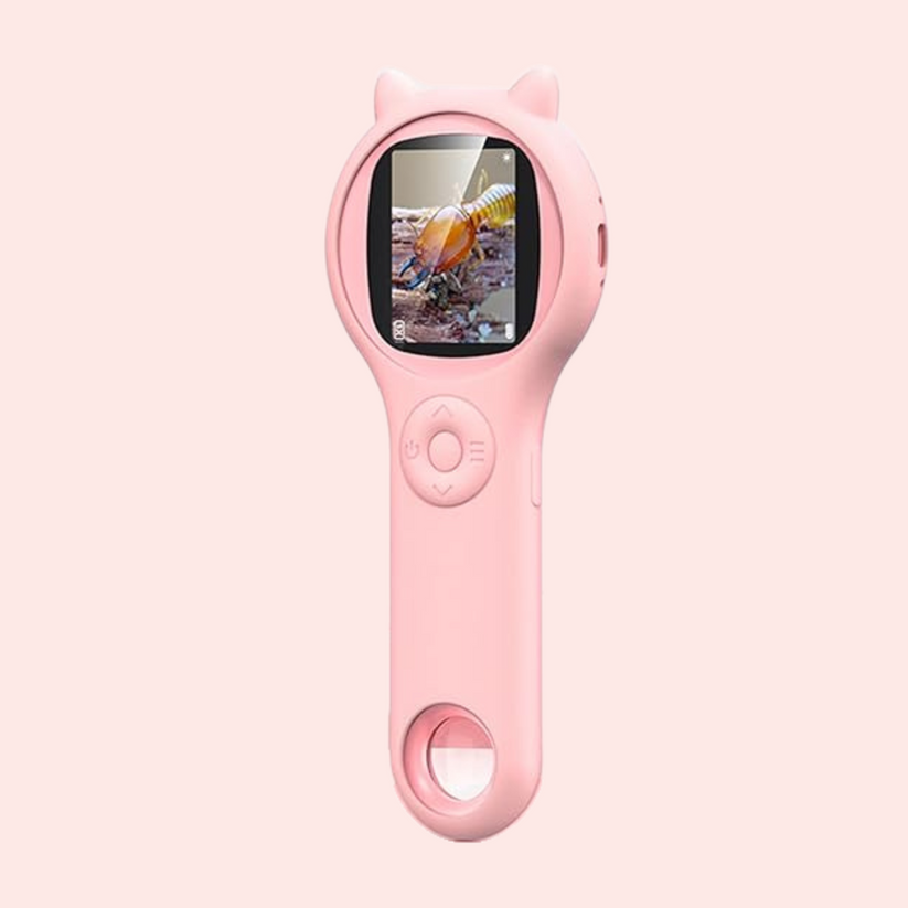 Kids Digital Microscope with LED Light Adjustable Brightness Camera Educational Science Toy
