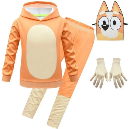 Kids Dog Character Halloween Costume Set For Parties And Role Play