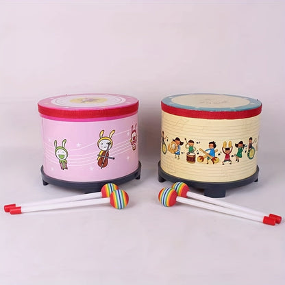 Kids Drum Set Musical Toy Colorful Drum Kit with Soft Drumsticks for Early Music Learning