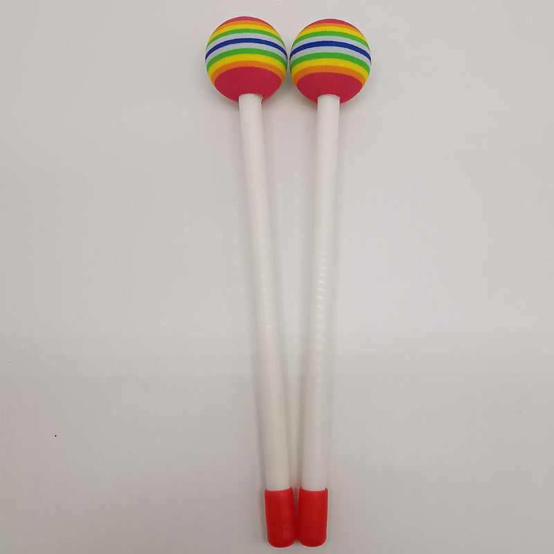 Kids Drum Set Musical Toy Colorful Drum Kit with Soft Drumsticks for Early Music Learning