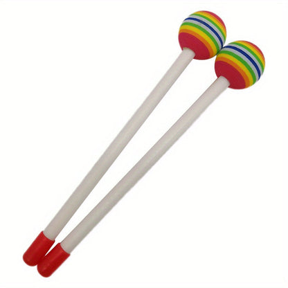 Kids Drum Set Musical Toy Colorful Drum Kit with Soft Drumsticks for Early Music Learning