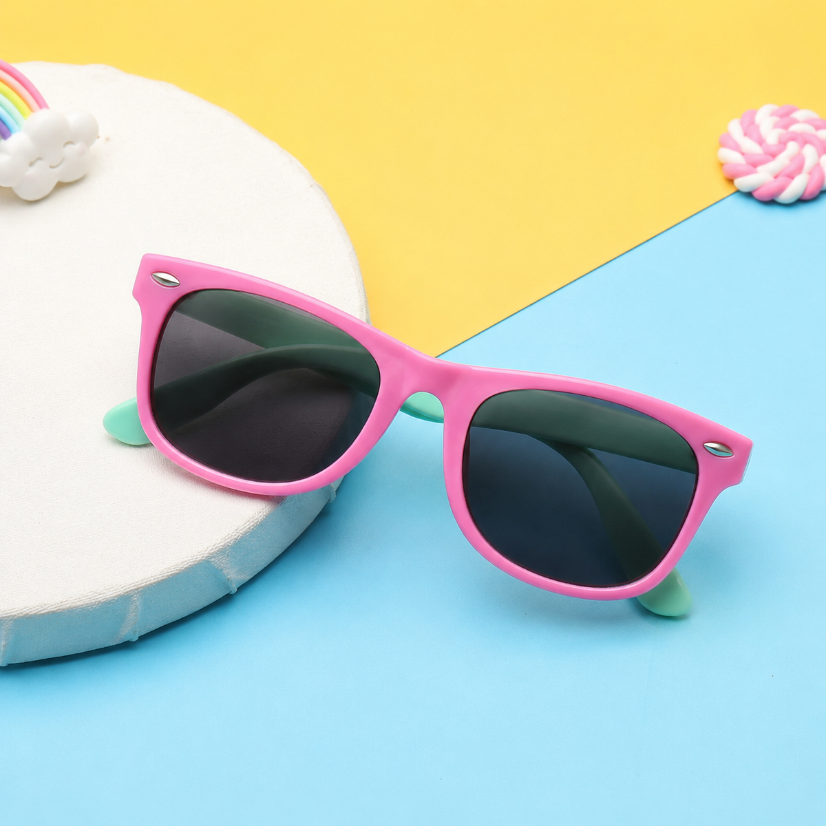 Kids Flexible Polarized Wraparound Sunglasses