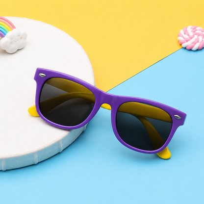 Kids Flexible Polarized Wraparound Sunglasses