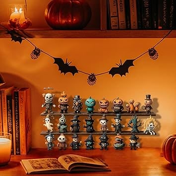 Calendario dell'Avvento di Halloween per bambini con 31 statuine spettrali