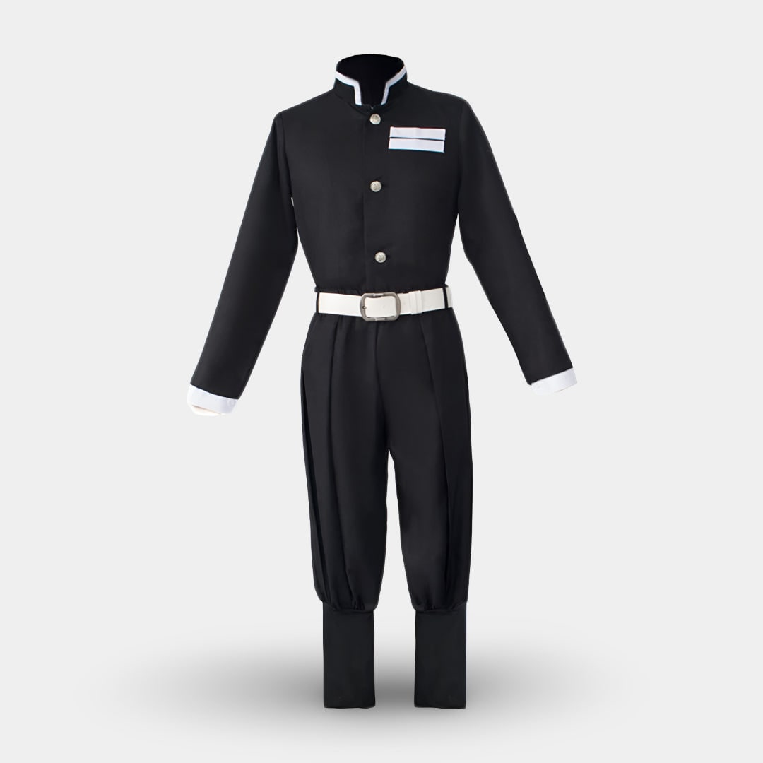 Anime-cosplaykostume til børn til Halloween med flammekappe og bensvøb