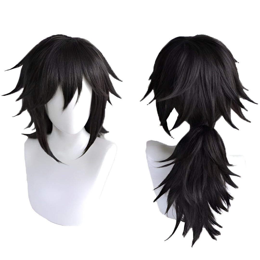 Kids Halloween Anime Cosplay Costume with Haori Jacket and Trousers