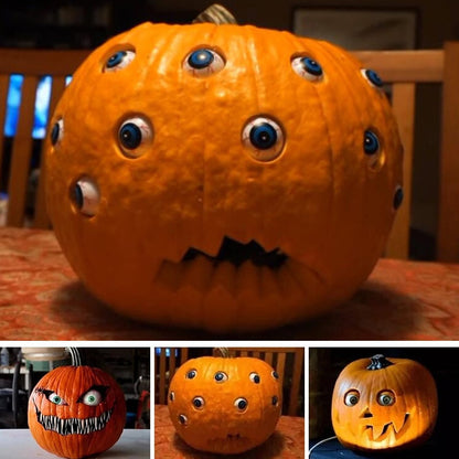 Διακόσμηση κολοκύθας Jack O Lantern για παιδιά για το Halloween με κινούμενα μάτια