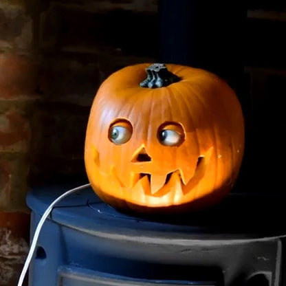 Διακόσμηση κολοκύθας Jack O Lantern για παιδιά για το Halloween με κινούμενα μάτια