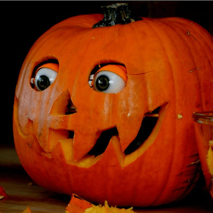 Διακόσμηση κολοκύθας Jack O Lantern για παιδιά για το Halloween με κινούμενα μάτια