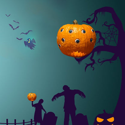 Διακόσμηση κολοκύθας Jack O Lantern για παιδιά για το Halloween με κινούμενα μάτια