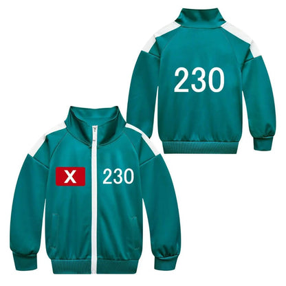 Kids Halloween Tracksuit Costume Jacket Pants T Shirt Set