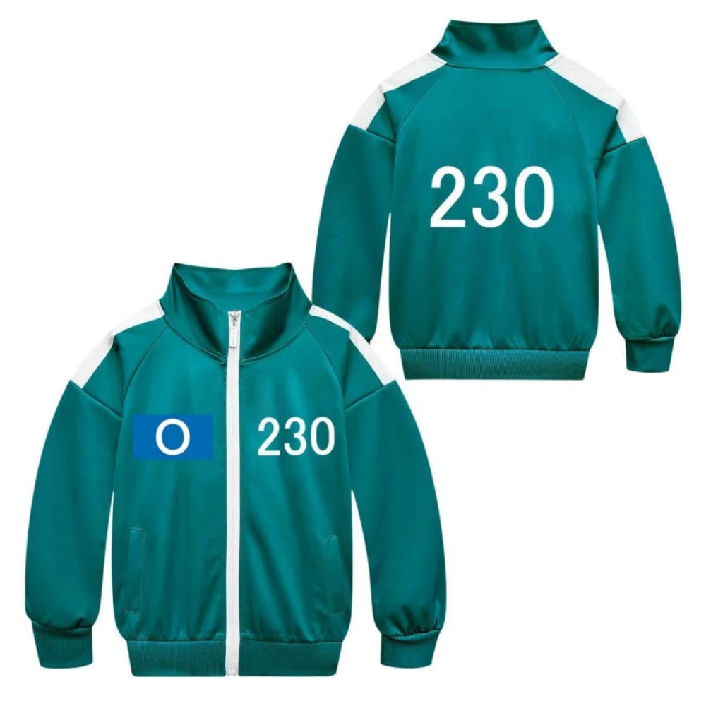 Kids Halloween Tracksuit Costume Jacket Pants T Shirt Set