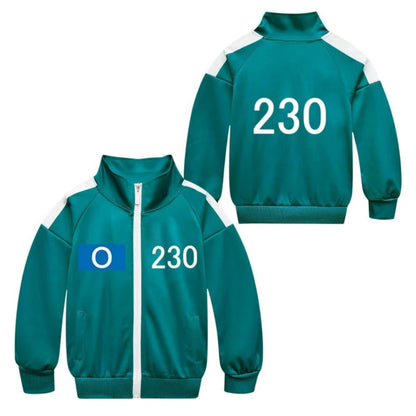 Kids Halloween Tracksuit Costume Jacket Pants T Shirt Set