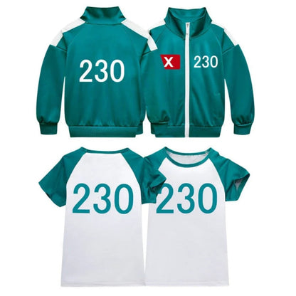 Kids Halloween Tracksuit Costume Jacket Pants T Shirt Set