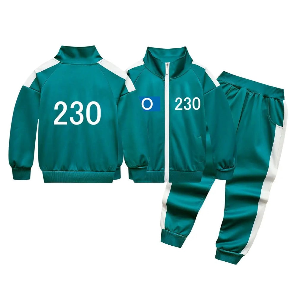 Kids Halloween Tracksuit Costume Jacket Pants T Shirt Set