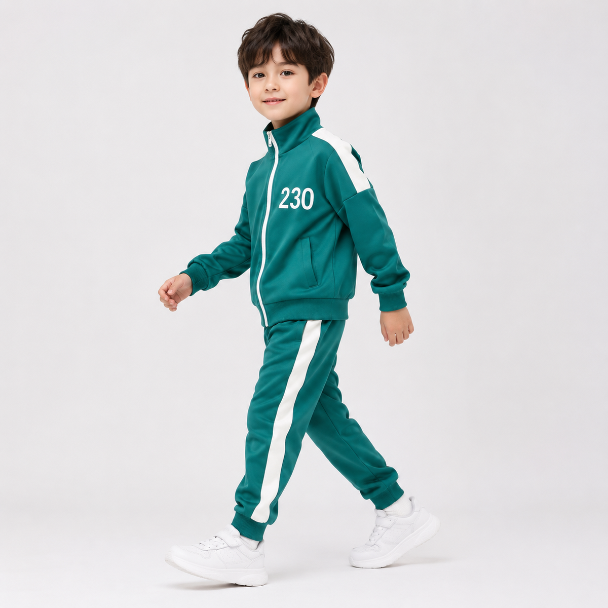 Kids Halloween Tracksuit Costume Jacket Pants T Shirt Set