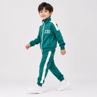 Kids Halloween Tracksuit Costume Jacket Pants T Shirt Set