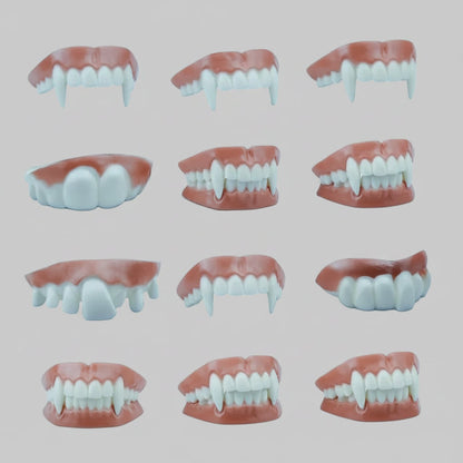 Kids Halloween Vampire Teeth Snap On Fake Fangs Costume Accessory