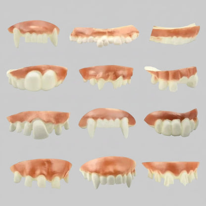 Kids Halloween Vampire Teeth Snap On Fake Fangs Costume Accessory
