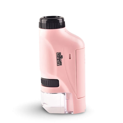 Kids Handheld Pocket Microscope with LED Light